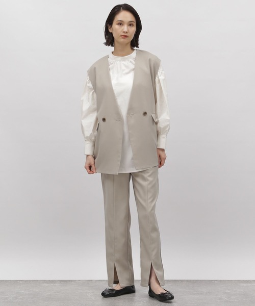 LAKOLE(ラコレ)の「ボリュームスリーブブラウス / 972292(シャツ/ブラウス・レディース・ブラック/オフホワイト・MEDIUM/SMALL)」の3枚目の写真