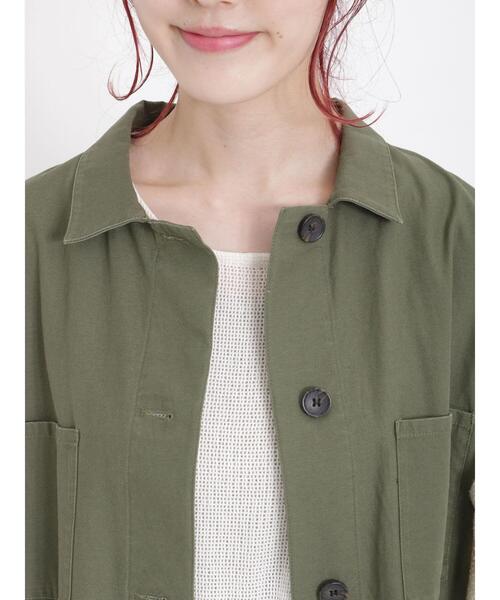 Samansa Mos2（サマンサ モスモス）の「ミリタリーベスト（ベスト・レディース・カーキ/ベージュ・F）」の15枚目の写真