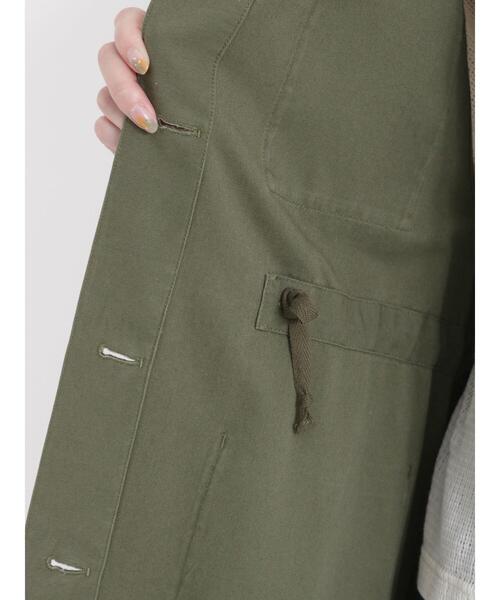 Samansa Mos2（サマンサ モスモス）の「ミリタリーベスト（ベスト・レディース・カーキ/ベージュ・F）」の19枚目の写真