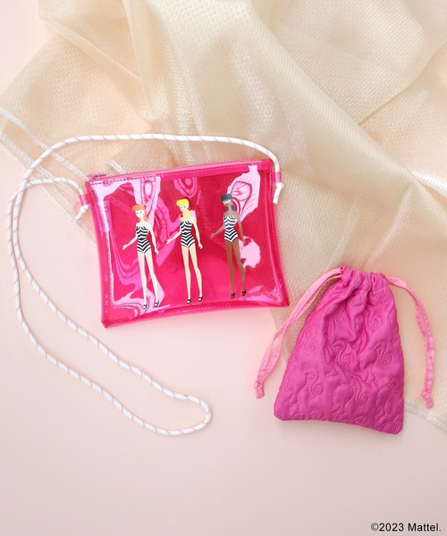 Barbie（バービー）の「【Barbie】バービー　PVCサコッシュ（ショルダーバッグ・レディース・ピンク・FREE）」の4枚目の写真
