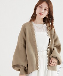 acro | パールニットカーディガン/AC3312(カーディガン/ボレロ)