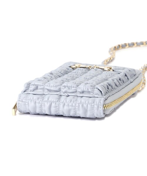 EDIT COLOGNE(エディットコロン)の「スマホショルダー(スマホグッズ・レディース・ブラック/ブルー/オフホワイト・フリ-)」の12枚目の写真