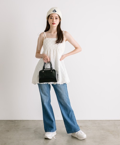 OLIVE des OLIVE（オリーブデオリーブ）の「ミニスポーツバッグ　1032120110（ショルダーバッグ・レディース・ボルドー/ブラック・FREE）」の7枚目の写真