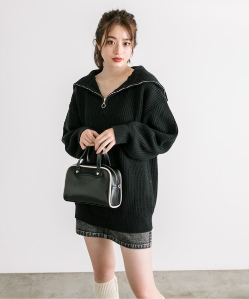 OLIVE des OLIVE（オリーブデオリーブ）の「ミニスポーツバッグ　1032120110（ショルダーバッグ・レディース・ボルドー/ブラック・FREE）」の9枚目の写真