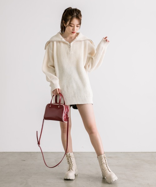 OLIVE des OLIVE（オリーブデオリーブ）の「ミニスポーツバッグ　1032120110（ショルダーバッグ・レディース・ボルドー/ブラック・FREE）」の13枚目の写真