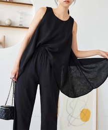 KOBE LETTUCE | リネン風ノースリーブセットアップ(セットアップ)