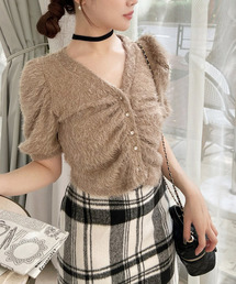 MIIA | ふわふわシャーリングカーディガン(カーディガン/ボレロ)