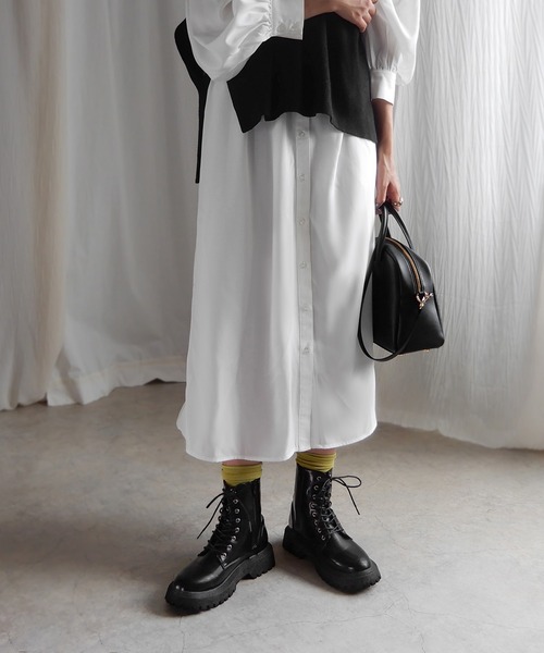 minia（ミニア）の「8ホールレースアップショート（ブーツ・レディース・ブラウン/ブラック・S/M/L）」の10枚目の写真