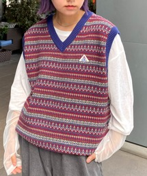 GEVACO | 【GEVACO】ジャガードニットベスト(ベスト)