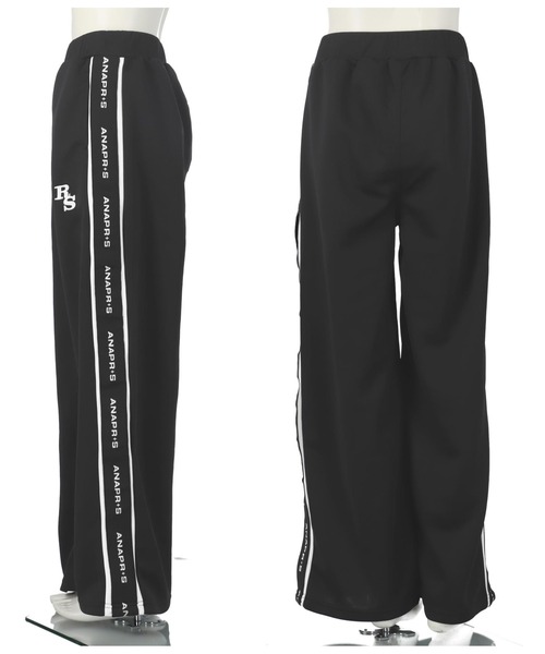 ANAP GｉRL（アナップガール）の「R+S吸水速乾付きラインジャージパンツ（その他パンツ・キッズ・ブラック/ライトブルー・S/M/XS）」の17枚目の写真