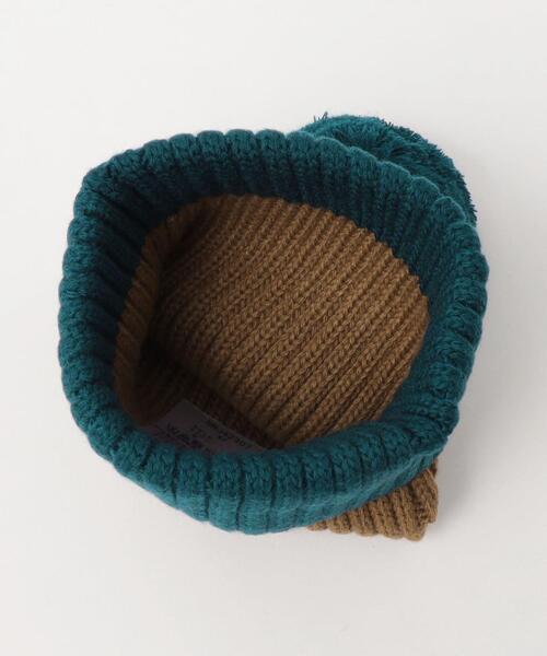 THE NORTH FACE(ザノースフェイス)の「<THE NORTH FACE>ポンポンカプッチョ / 帽子(ニットキャップ/ビーニー・キッズ・ブラック/ベージュ・FREE)」の4枚目の写真