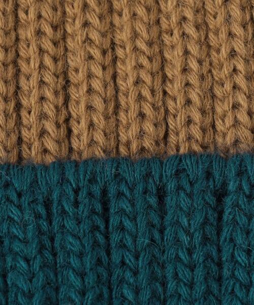 THE NORTH FACE(ザノースフェイス)の「<THE NORTH FACE>ポンポンカプッチョ / 帽子(ニットキャップ/ビーニー・キッズ・ブラック/ベージュ・FREE)」の5枚目の写真