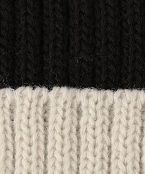 THE NORTH FACE(ザノースフェイス)の「<THE NORTH FACE>ポンポンカプッチョ / 帽子(ニットキャップ/ビーニー・キッズ・ブラック/ベージュ・FREE)」の8枚目の写真