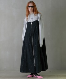 PRANK PROJECT | 【23WINTER PRE ORDER】ドットジャガードマキシドレス / Dots Jacquard Maxi Dress(ワンピース)