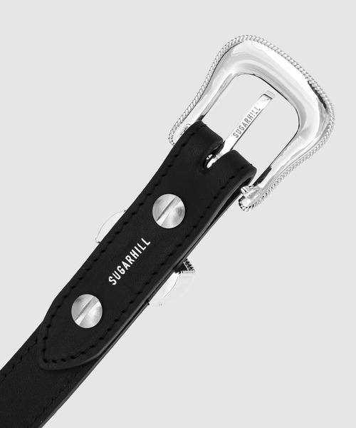 SUGARHILL（シュガーヒル）の「LEATHER LONG BELT（ベルト・メンズ・ブラック・0）」の5枚目の写真