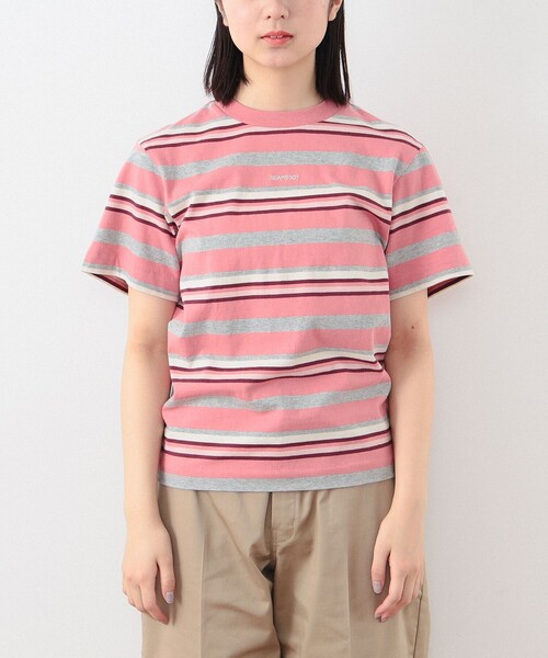 ゆみたん様C6327 マルチボーダーTシャツ 74034024_02.jpg