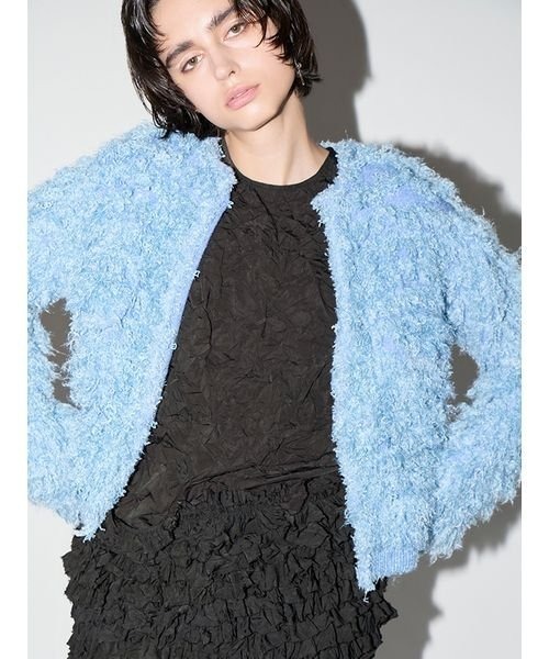 styling/ ミックスヤーンニットジャケット styling/（スタイリング）の「ミックスヤーンニットジャケット（ノー