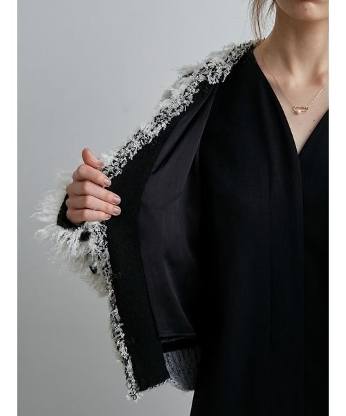 styling/（スタイリング）の「ミックスヤーンニットジャケット（ノー