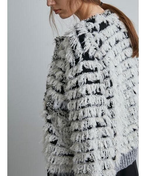 styling/（スタイリング）の「ミックスヤーンニットジャケット（ノー