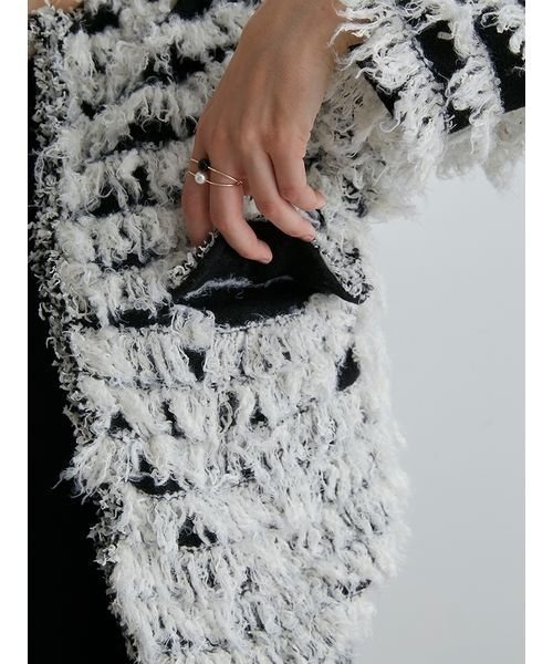 styling/（スタイリング）の「ミックスヤーンニットジャケット（ノー