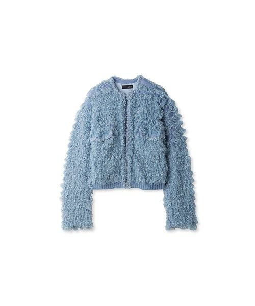 styling/（スタイリング）の「ミックスヤーンニットジャケット