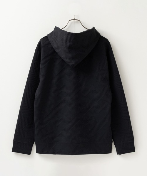 セール】NAVY デザインキルトジップパーカー（パーカー）｜NAVY