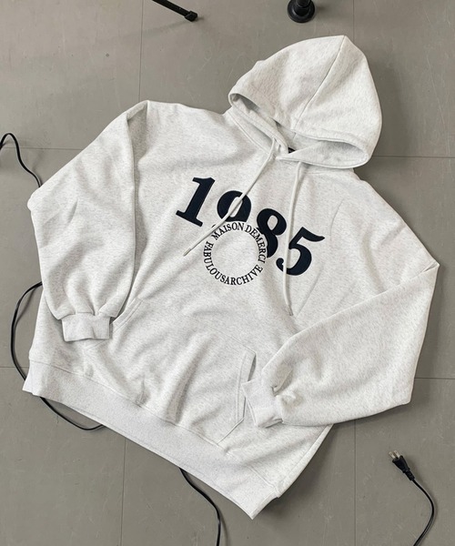 non-hedge（ノンヘッジ）の「サークルロゴ刺繍ビッグパーカー（パーカー・レディース・オートミール/ブラック/ピンク/グレー・FREE）」の22枚目の写真