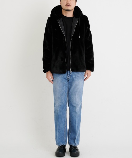 【未使用品】mocoa's モコアズ 高機能ダウンアウター♡ ブラック CONVERSE TOKYO × WILD THINGS】PRIMALOFT M65 MODS COAT