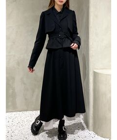 美品 CLANE トレンチ ケープ コート クラネ ポンチョ 定価44000円 CLANE（クラネ）の「トレンチケープコート（トレンチコート