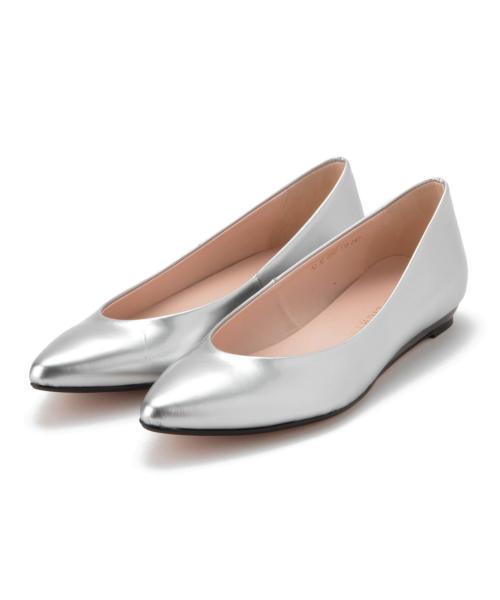 BEAMS LIGHTS Women's（ビームスライツ ウィメンズ）の「BEAMS LIGHTS / エナメルレザー ウェッジパンプス（パンプス・レディース・シルバー/ベージュ/ブラック・23.0cm/24.0cm/22.5cm/24.5cm/23.5cm）」の16枚目の写真