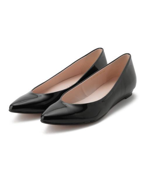 BEAMS LIGHTS Women's（ビームスライツ ウィメンズ）の「BEAMS LIGHTS / エナメルレザー ウェッジパンプス（パンプス・レディース・シルバー/ベージュ/ブラック・23.0cm/24.0cm/22.5cm/24.5cm/23.5cm）」の18枚目の写真