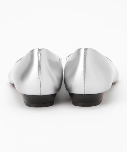 BEAMS LIGHTS Women's（ビームスライツ ウィメンズ）の「BEAMS LIGHTS / エナメルレザー ウェッジパンプス（パンプス・レディース・シルバー/ベージュ/ブラック・23.0cm/24.0cm/22.5cm/24.5cm/23.5cm）」の11枚目の写真