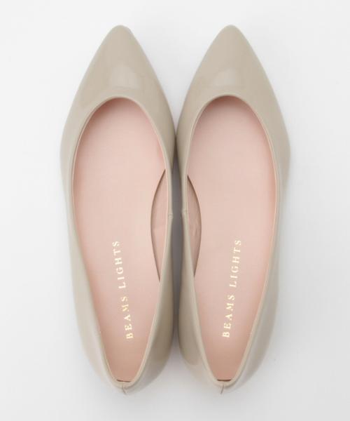 BEAMS LIGHTS Women's（ビームスライツ ウィメンズ）の「BEAMS LIGHTS / エナメルレザー ウェッジパンプス（パンプス・レディース・シルバー/ベージュ/ブラック・23.0cm/24.0cm/22.5cm/24.5cm/23.5cm）」の8枚目の写真