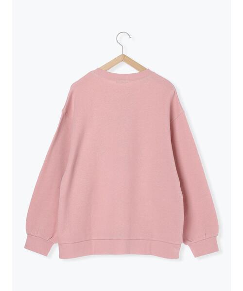 Samansa Mos2（サマンサ モスモス）の「飛び裏毛微起毛ロゴ刺繍