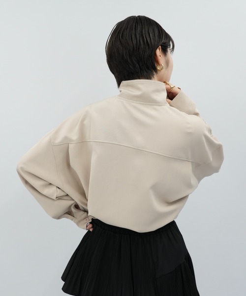 ZOZO限定】スタンドカラー オーバーシャツ（シャツ/ブラウス