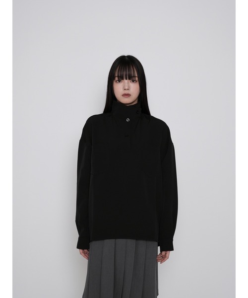 ZOZO限定】スタンドカラー オーバーシャツ（シャツ/ブラウス）｜Uenui