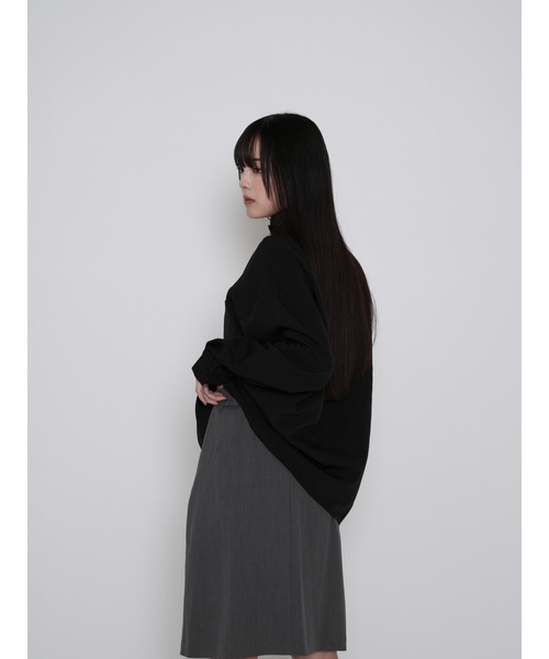 Uenui（ウニュイ）の「【ZOZO限定】スタンドカラー オーバーシャツ