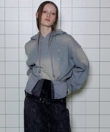 MAISON SPECIAL | Sweat Damage Hoodie/スウェットダメージフーディ【MAISON SPECIAL/メゾンスペシャル】(パーカー)