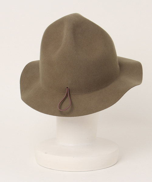 SUBLIME（サブライム）の「【SUBLIME / サブライム】フェルト トラベル マウンテンハット キャンプ アウトドア ユニセックス 大人カジュアル（ハット・レディース・オリーブ/ブラック/ダークグレー/モカ・FREE）」の13枚目の写真