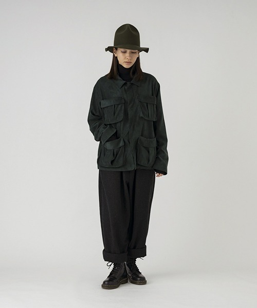 SUBLIME（サブライム）の「【SUBLIME / サブライム】フェルト トラベル マウンテンハット キャンプ アウトドア ユニセックス 大人カジュアル（ハット・レディース・オリーブ/ブラック/ダークグレー/モカ・FREE）」の8枚目の写真