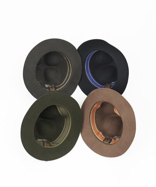 SUBLIME（サブライム）の「【SUBLIME / サブライム】フェルト トラベル マウンテンハット キャンプ アウトドア ユニセックス 大人カジュアル（ハット・レディース・オリーブ/ブラック/ダークグレー/モカ・FREE）」の12枚目の写真