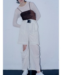 emmi | 【emmi atelier】撥水2wayナイロンワークパンツ(カーゴパンツ)