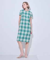 JENNE | twiggyライク日本製ツイードワンピース(ワンピース)