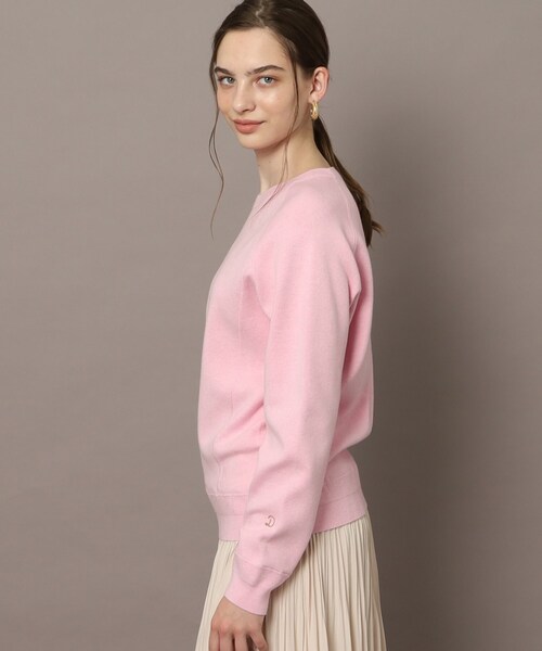 DRESSTERIOR（ドレステリア）の「ウォッシャブルコットンカシミヤニット（ニット/セーター・レディース・ブラック/オフホワイト/ベビーピンク/ライトブルー・40/38/36/34）」の13枚目の写真