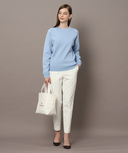 DRESSTERIOR（ドレステリア）の「ウォッシャブルコットンカシミヤニット（ニット/セーター・レディース・ブラック/オフホワイト/ベビーピンク/ライトブルー・40/38/36/34）」の21枚目の写真