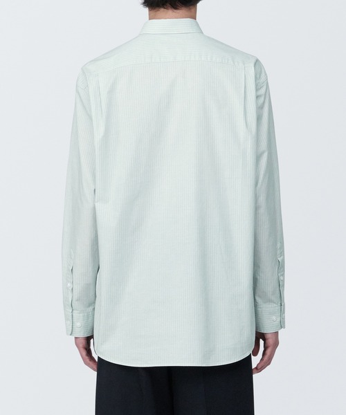 無印良品（ムジルシリョウヒン）の「紳士　洗いざらしブロード長袖シャツ（シャツ/ブラウス・メンズ・ライトグリーン系1/ホワイト/ブルー系5/グレー系その他2/ホワイト系2/ライトピンク/ブラック/ブルー/ライトイエロー・XS/XL/M/S/L）」の13枚目の写真