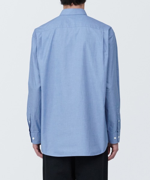 無印良品（ムジルシリョウヒン）の「紳士　洗いざらしブロード長袖シャツ（シャツ/ブラウス・メンズ・ライトグリーン系1/ホワイト/ブルー系5/グレー系その他2/ホワイト系2/ライトピンク/ブラック/ブルー/ライトイエロー・XS/XL/M/S/L）」の17枚目の写真