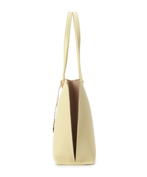 OPAQUE.CLIP（オペークドットクリップ）の「◆【A4収納可】バイカラートートバッグ/通勤・セレモニー対応（トートバッグ・レディース・ベージュ系その他7/イエロー系4/ブラック・00）」の18枚目の写真