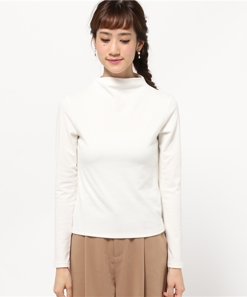 BLONDY ReLISH（ブロンディリリッシュ）の「ライトポンチハイネック（Tシャツ/カットソー・レディース・オフホワイト/グレー/ライトブルー/ブラック・FREE）」の5枚目の写真