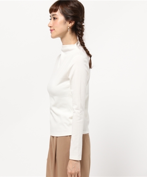 BLONDY ReLISH（ブロンディリリッシュ）の「ライトポンチハイネック（Tシャツ/カットソー・レディース・オフホワイト/グレー/ライトブルー/ブラック・FREE）」の6枚目の写真